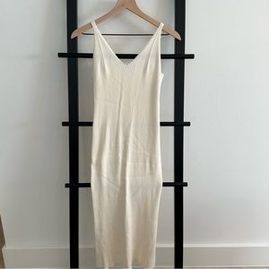 Sleeveless sweater dress